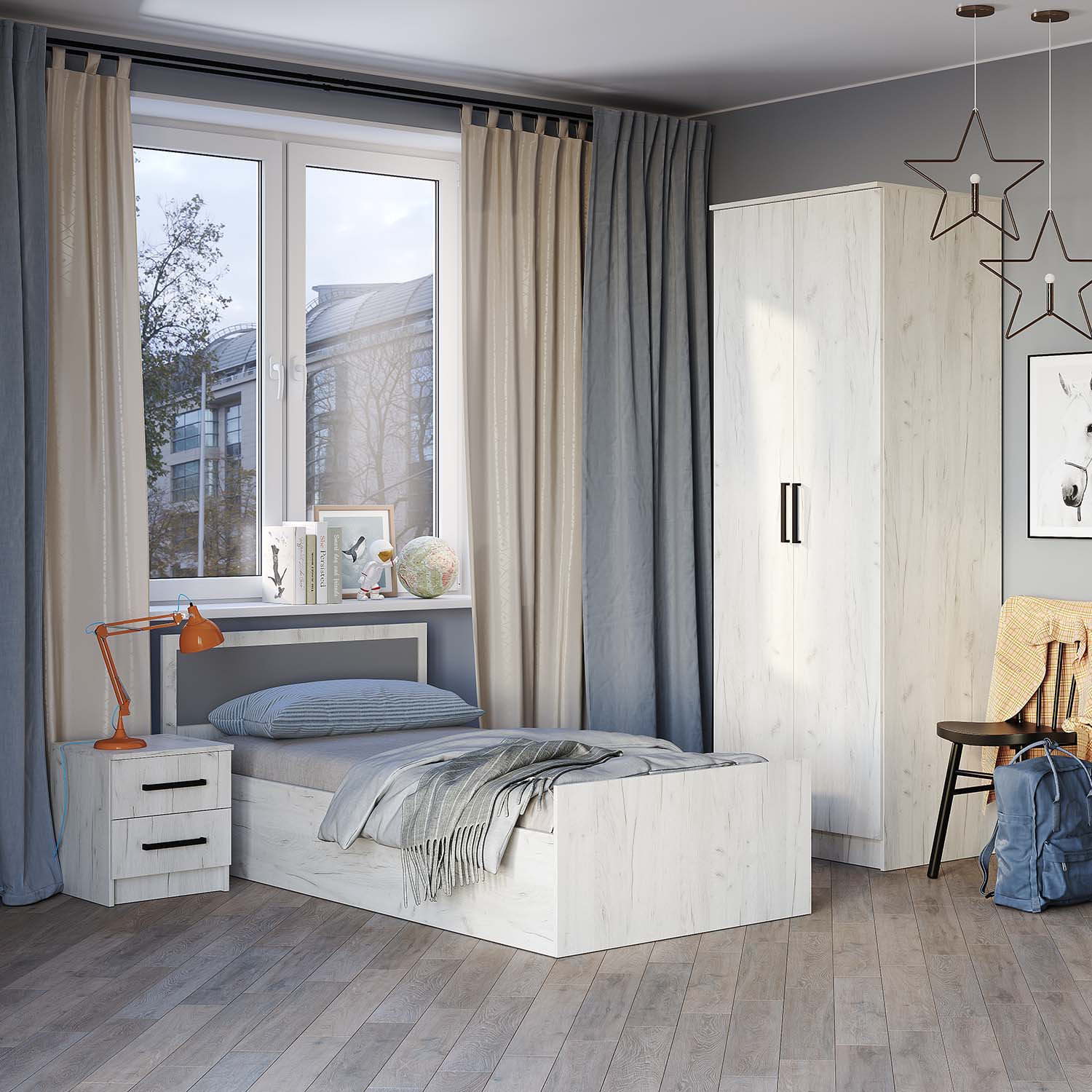 Кровать 0,9 м Фиеста LIGHT